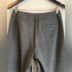Dalia Collection Charcoal Checkered Trousers - Size 4